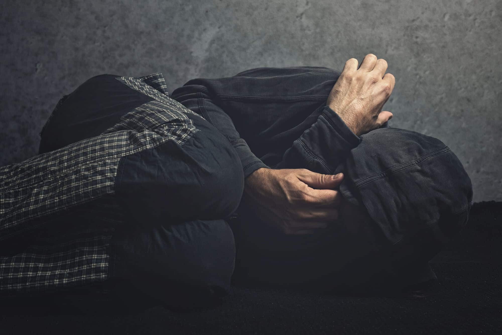 what does meth do to your body image of sickly man